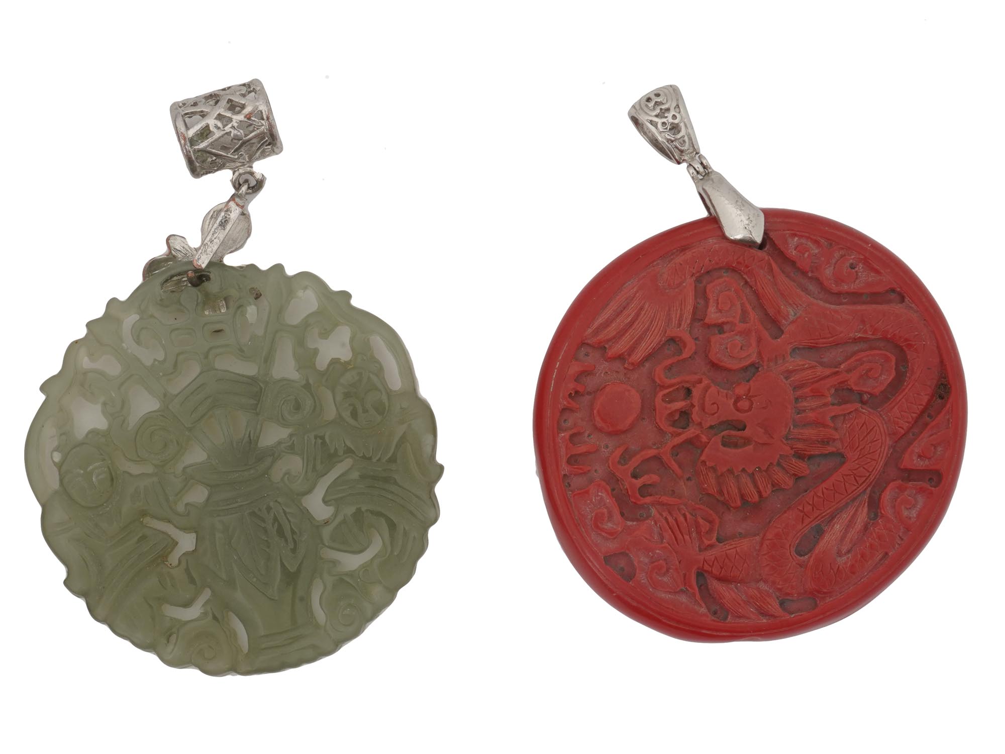 VINTAGE MID CENTURY ASIAN ORIENTAL JEWELRY PIC-2